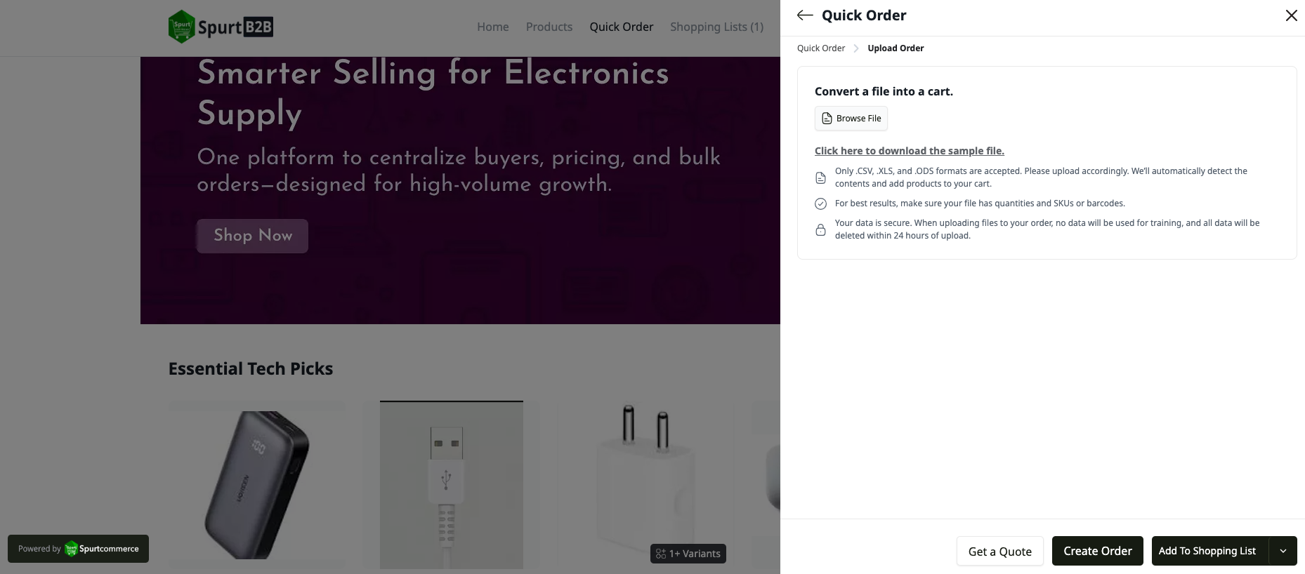 Quick Order screenshot 3