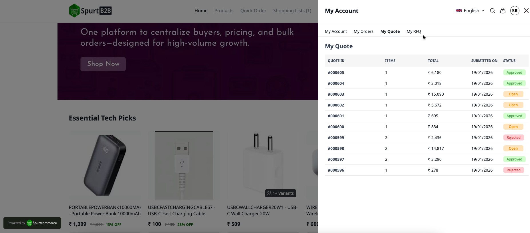 Quotation from Seller screenshot  3