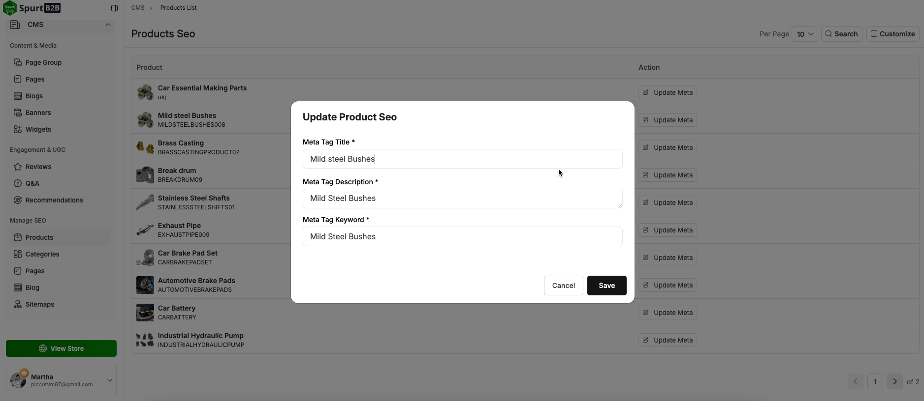 Manage SEO screenshot 1