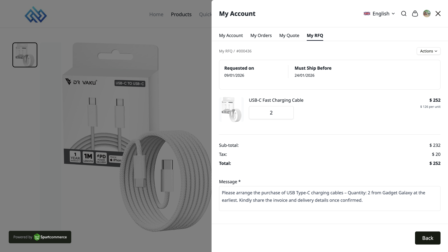 Get Quote screenshot 3