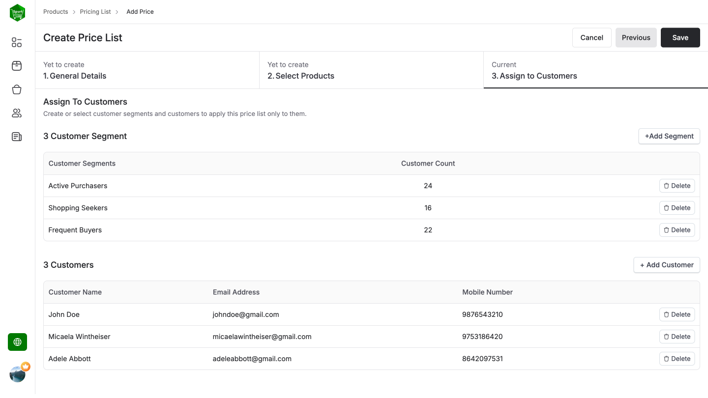 Custom Pricing screenshot  2